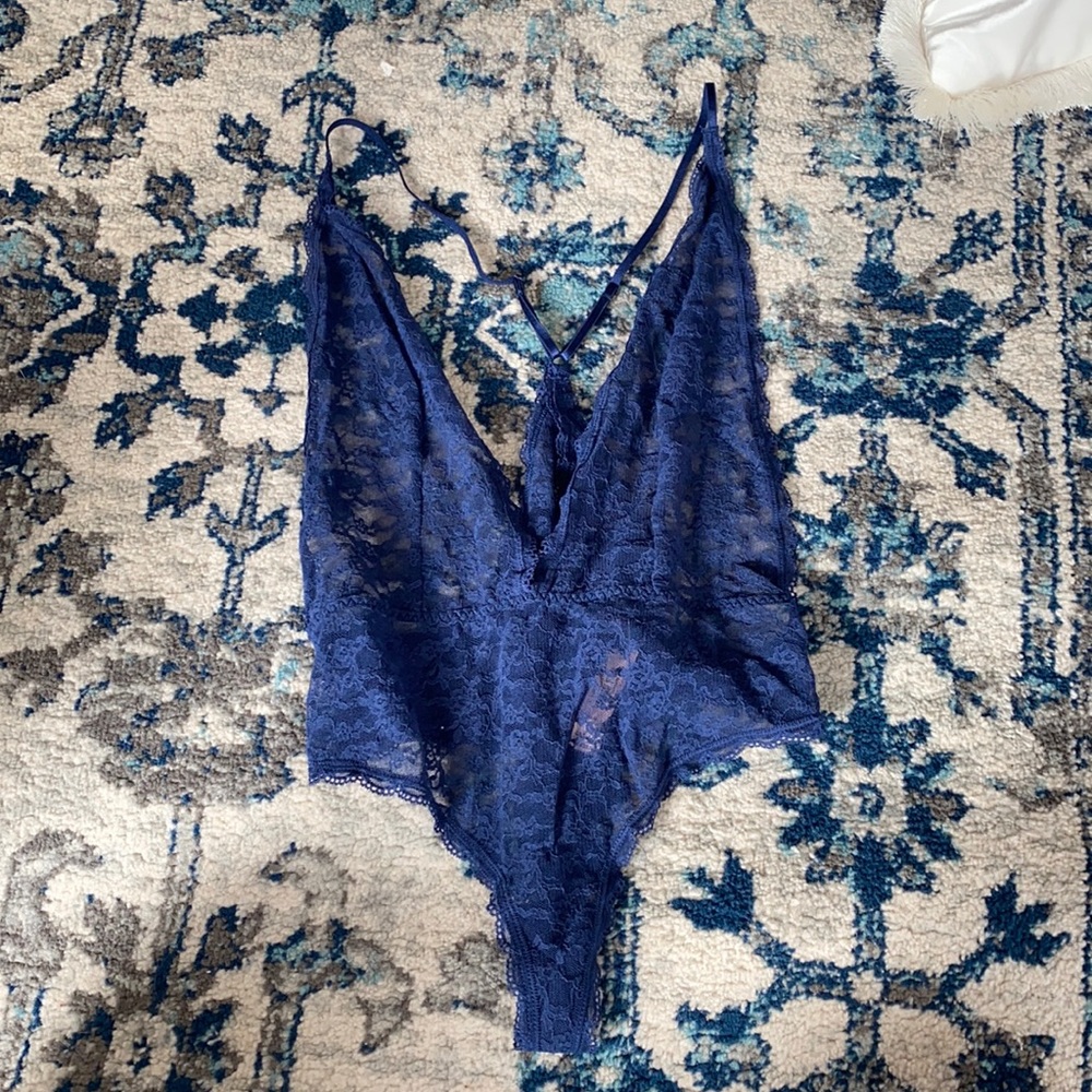 Low cut teddy lingerie